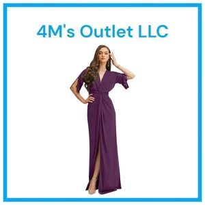Elegant Purple Maxi Dress